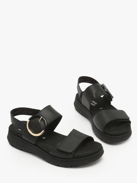 Sandalen Met Platformzool Uit Leder Remonte Zwart women - D2K50-00 ander zicht 1