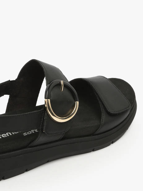Sandalen Met Platformzool Uit Leder Remonte Zwart women - D2K50-00 ander zicht 2