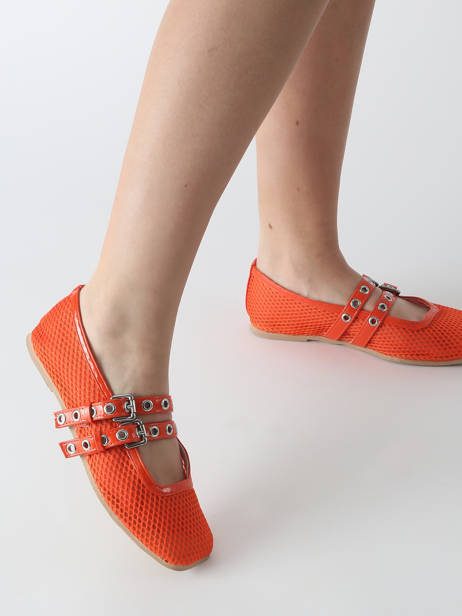Ballerinas Colors of california Oranje women CPATTY07 ander zicht 1