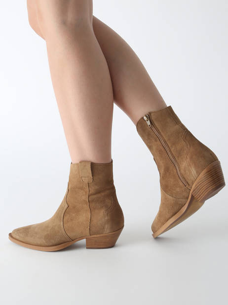 Santiago Laarzen Western Uit Leder Alpe Bruin women 50121101 ander zicht 1