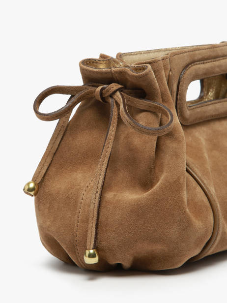 Cross Body Tas Folk Light Gerard darel Bruin folk light W405 ander zicht 4