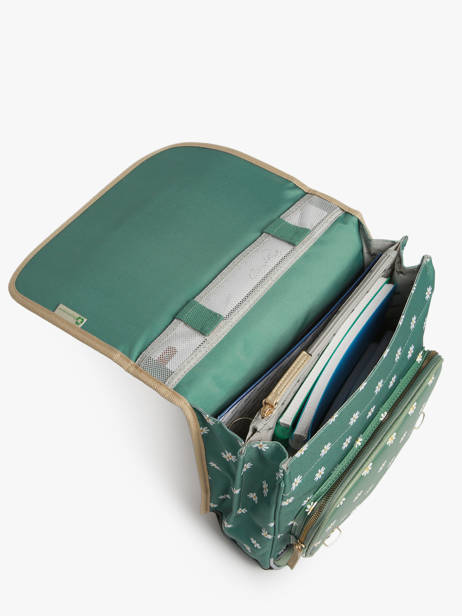 Rugzak Vintage Fantasy 2 Compartimenten Cameleon Groen vintage fantasy SD39 ander zicht 3