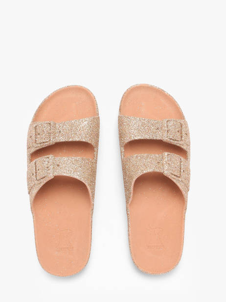 Slippers Transoco Cacatoes Beige accessoires TRANCOSO ander zicht 3