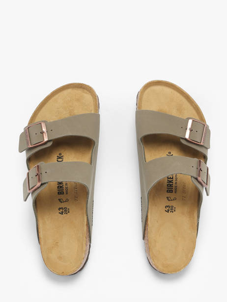 Slippers Arizona Bfbc Stone Birkenstock Grijs men 151211 ander zicht 4