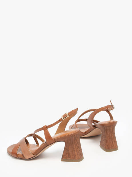 Sandalen Met Hak Uit Leder Tamaris Bruin women 44 ander zicht 2