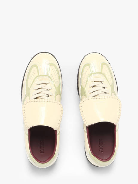 Sneakers Uit Leder Alohas Beige women 10082902 ander zicht 3