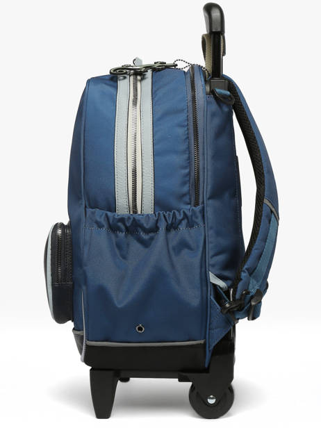 Rugzak Op Wieltjes 2 Compartimenten Cameleon Groen vintage urban SR40 ander zicht 2