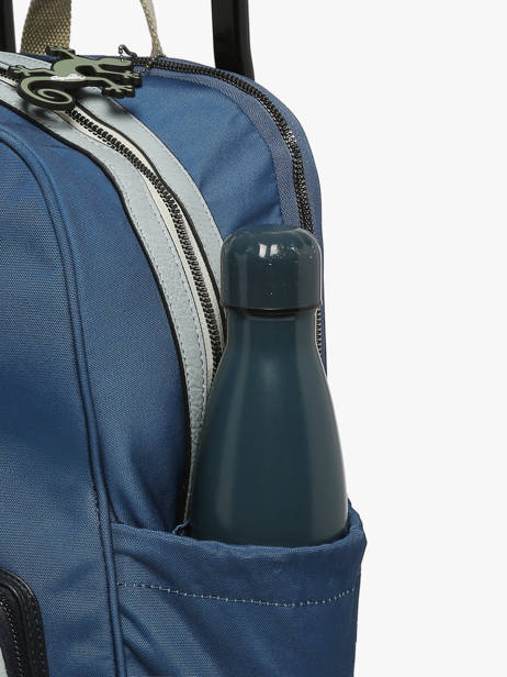 Rugzak Op Wieltjes 2 Compartimenten Cameleon Groen vintage urban SR40 ander zicht 6
