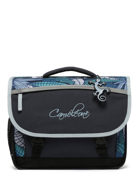 Boekentas Kind 2 Compartimenten Cameleon Blauw actual BAS-CA35 ander zicht 6
