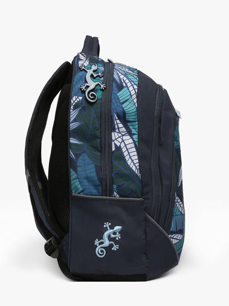Rugzak 2 Compartimenten Cameleon Blauw actual SD45 ander zicht 2