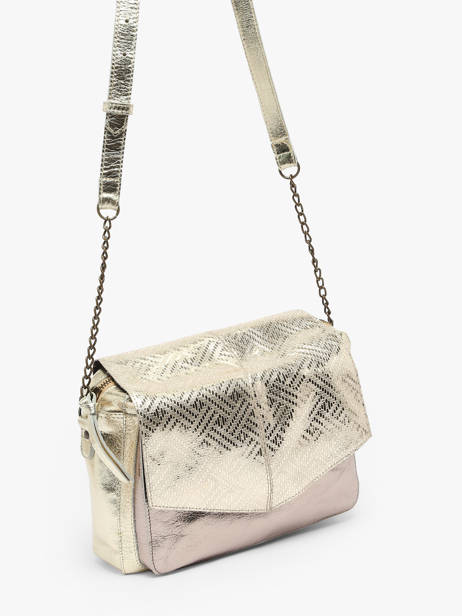 Cross Body Tas Selva Leder Pieces Goud selva 17149385 ander zicht 2