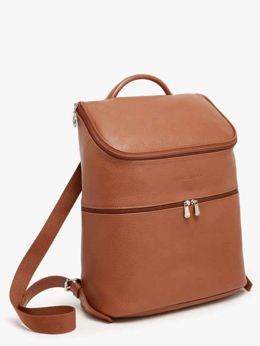 Longchamp Le foulonné Rugzak Bruin