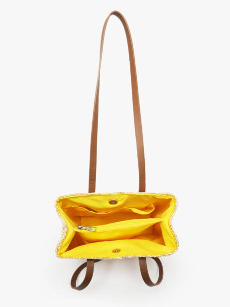 Schoudertas Koa Les tropeziennes Beige koa TZ02 ander zicht 2