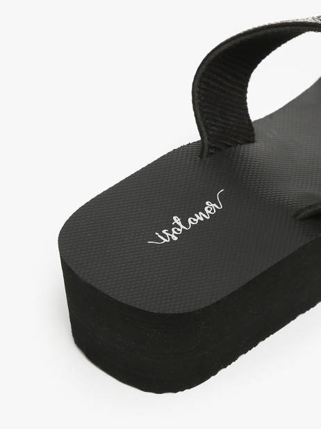 Open Sandalen Met Hak Isotoner Zwart women 94934 ander zicht 2