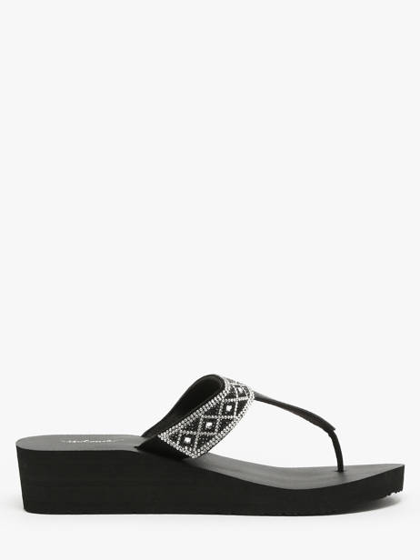 Open Sandalen Met Hak Isotoner Zwart women 94934 ander zicht 3