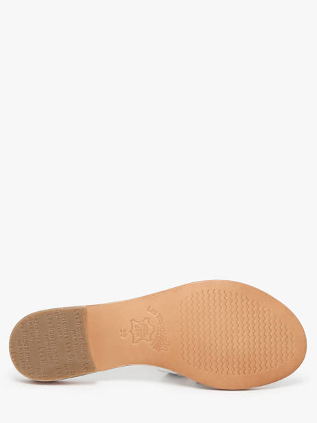 Slippers Damia Uit Leder Les tropeziennes Wit women DAMIA ander zicht 9