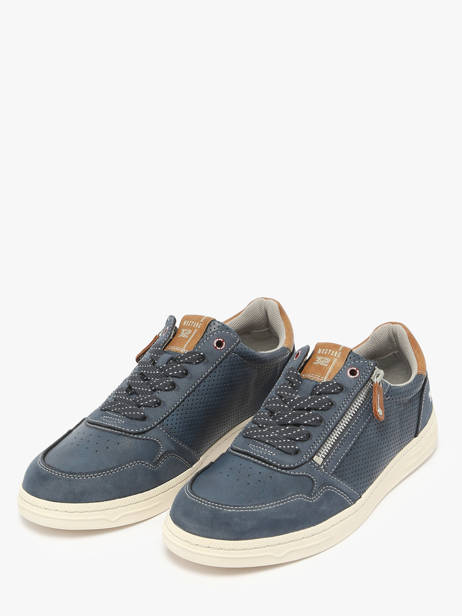Sneakers Mustang Blauw men 4204304 ander zicht 1