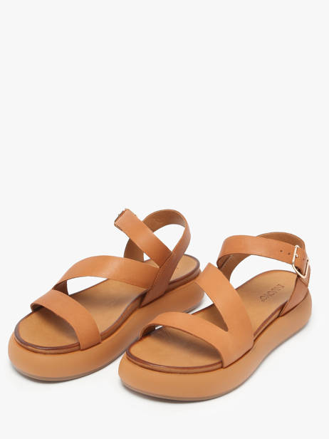 Sandalen Uit Leder Inuovo Groen women A96001 ander zicht 1