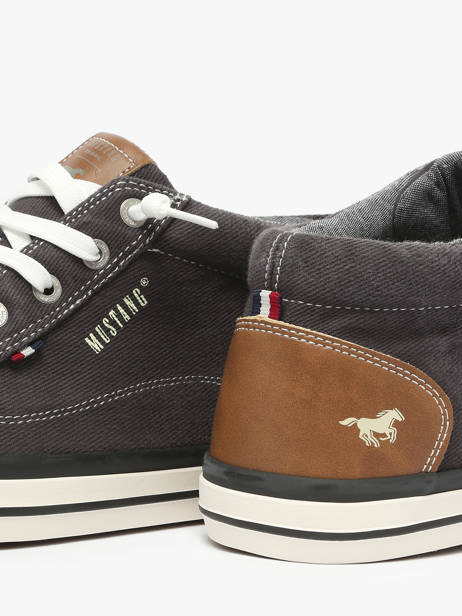 Sneakers Mustang Zwart men 4072507 ander zicht 2
