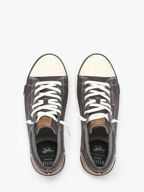 Sneakers Mustang Zwart men 4072507 ander zicht 3