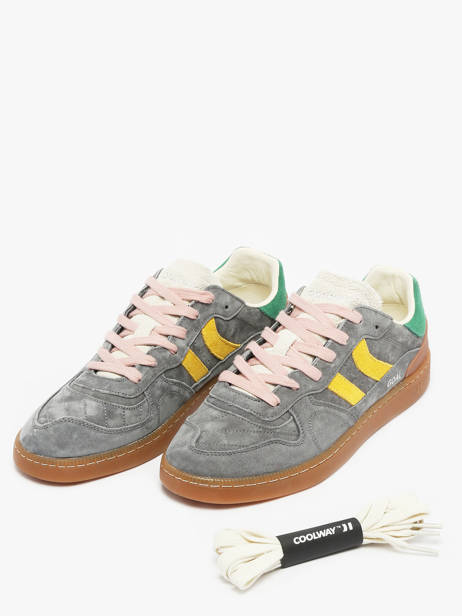 Sneakers Uit Leder Coolway Grijs men 86035950 ander zicht 1