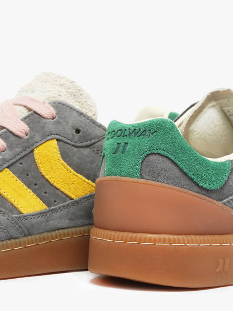 Sneakers Uit Leder Coolway Grijs men 86035950 ander zicht 2