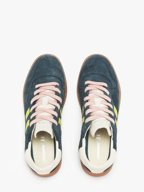 Sneakers Uit Leder Coolway Blauw men 86036020 ander zicht 3