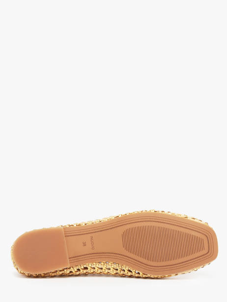 Ballerinas Uit Leder Inuovo Goud women D49006 ander zicht 4