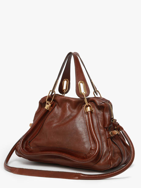 Preloved Paraty Handtas Leder Chloe Bruin second life 1318008 ander zicht 5