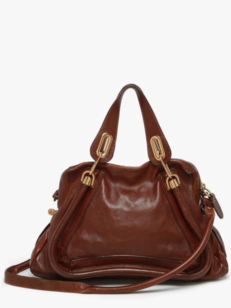 Preloved Paraty Handtas Leder Chloe Bruin second life 1318008 ander zicht 7