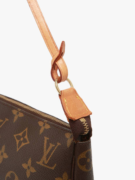 Preloved Louis Vuitton Minitas Pouch Monogram Louis vuitton Bruin second life 1363087 ander zicht 2