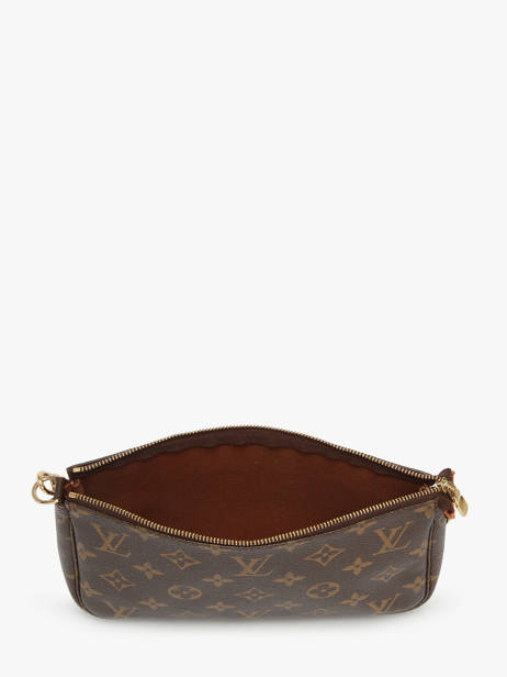 Preloved Louis Vuitton Minitas Pouch Monogram Louis vuitton Bruin second life 1363087 ander zicht 5