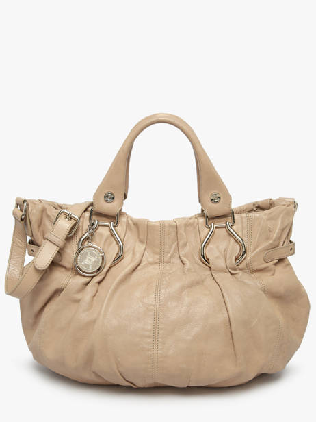 Preloved Vintage Handtas Leder Celine Beige second life 1258679