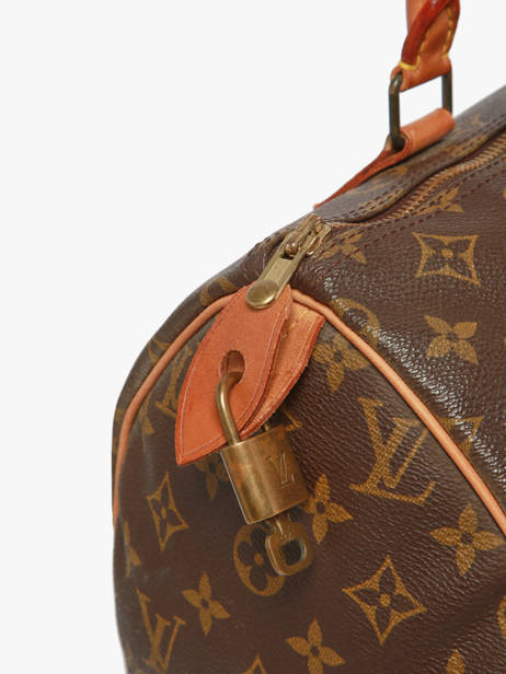 Preloved Speedy 35 Monogram Handtas Canvas En Leder Louis vuitton Bruin second life 1353782 ander zicht 3