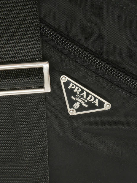 Preloved Prada Re-nylon Crossbody Bag Prada Zwart second life 892976 ander zicht 2