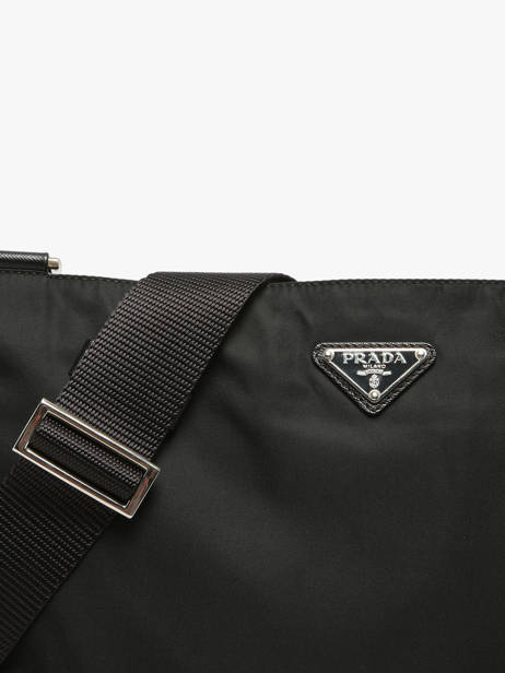 Preloved Re-nylon Xl Crossbody Bag Prada Zwart second life 1257076 ander zicht 2