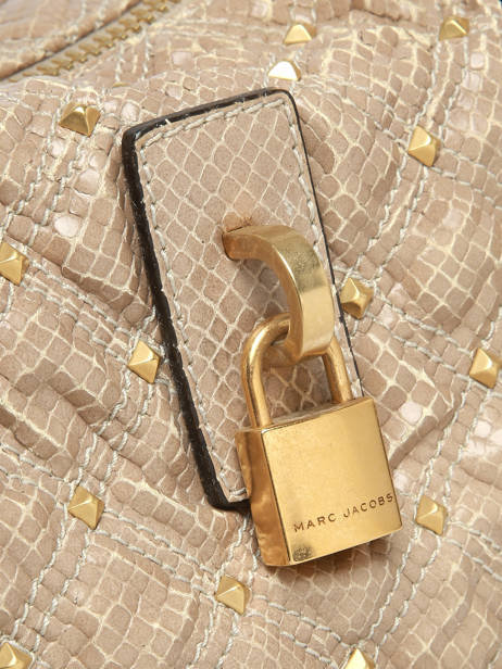 Preloved Padlock Handtas Leder Marc jacobs Beige second life 1253314 ander zicht 3