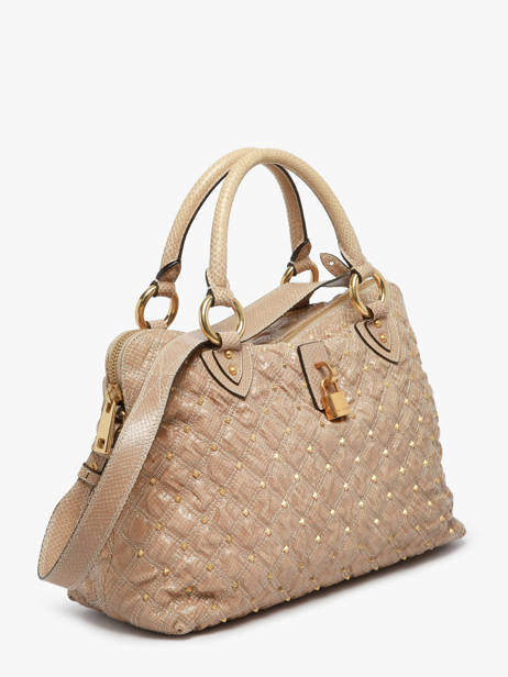 Preloved Padlock Handtas Leder Marc jacobs Beige second life 1253314 ander zicht 5