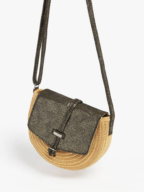 Cross Body Tas Dario Katoen Les tropeziennes Beige dario TZ03 ander zicht 2