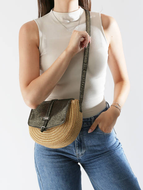 Cross Body Tas Dario Katoen Les tropeziennes Beige dario TZ03 ander zicht 1