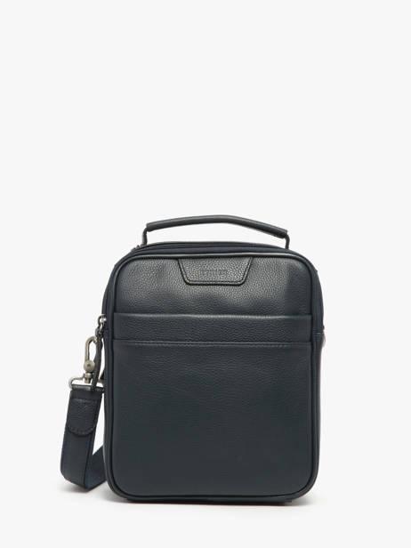 Cross Body Tas Flandres Leder Etrier Blauw flandres EFLA732M