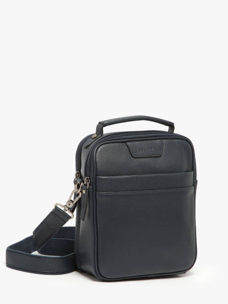 Cross Body Tas Flandres Leder Etrier Blauw flandres EFLA732M ander zicht 2