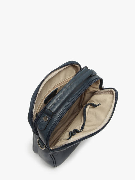 Cross Body Tas Flandres Leder Etrier Blauw flandres EFLA732M ander zicht 3