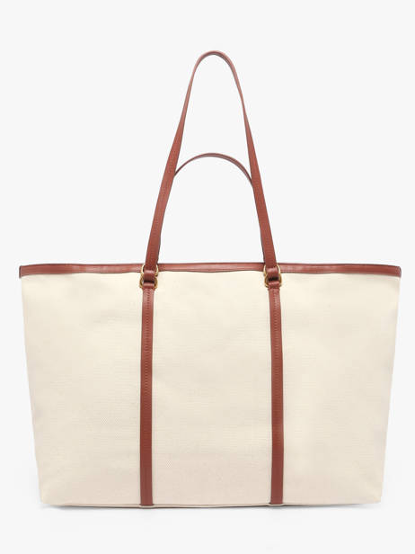 Schoudertas Logo Shopper Katoen Pinko Beige logo shopper 4715A2G2 ander zicht 3