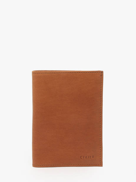 Portefeuille Oil Leder Etrier Bruin oil EOIL271