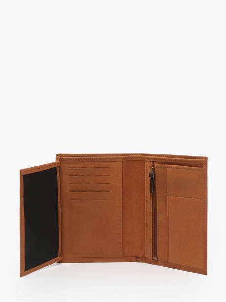 Portefeuille Oil Leder Etrier Bruin oil EOIL271 ander zicht 2