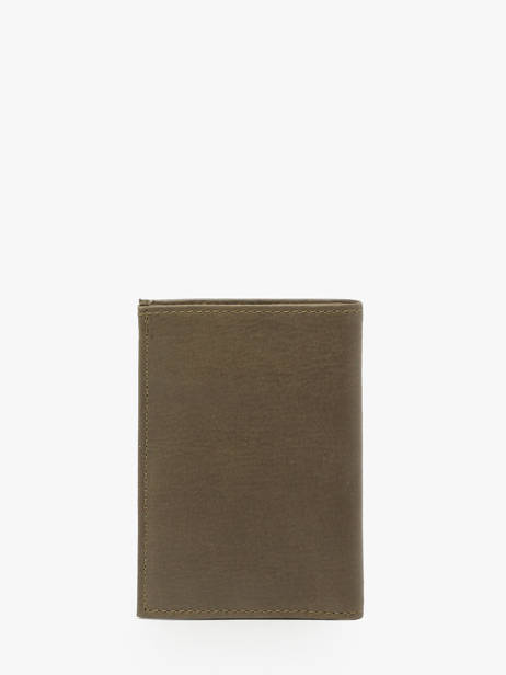 Portefeuille Met Portemonnee Oil Leder Etrier Groen oil EOIL5007 ander zicht 2