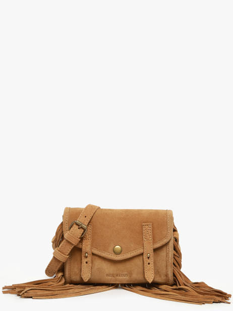 Cross Body Tas Mini Indispensable Folk Leder Paul marius Bruin folk MINIFOL