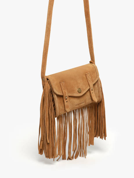 Cross Body Tas Mini Indispensable Folk Leder Paul marius Bruin folk MINIFOL ander zicht 1