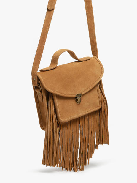 Cross Body Tas Melle George Folk Leder Paul marius Bruin folk GEORGFOL ander zicht 1